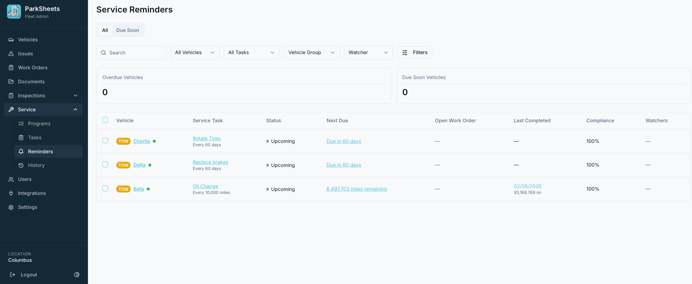 ParkSheets Fleet screenshot 5